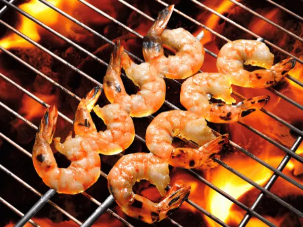 Garnelenspieß vom Grill