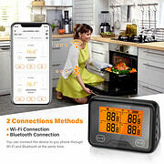 Hochwertiges inkbird Grill-Thermometer für präzise Temperaturkontrolle, smartes Kochen, Küche.