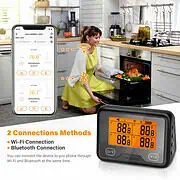 Hochwertiges inkbird Grill-Thermometer für präzise Temperaturkontrolle, smartes Kochen, Küche.
