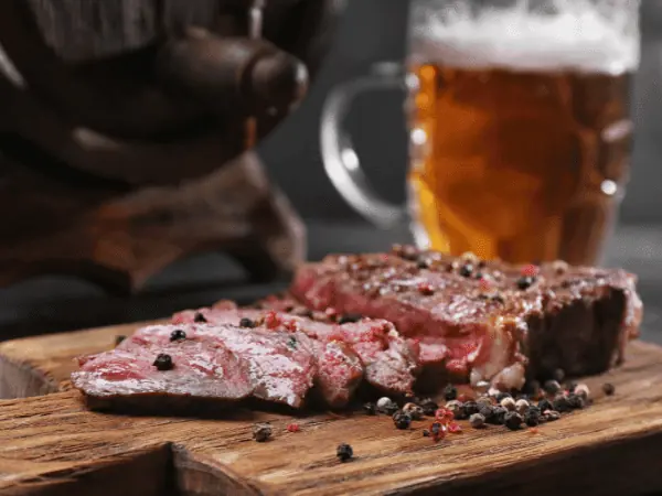 Steak mit Biermarinade vom Grill