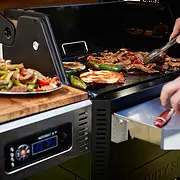 MASTERBUILT Gravity Series 800 Digitaler Holzkohlegrill + Smoker + Grillplatte-4