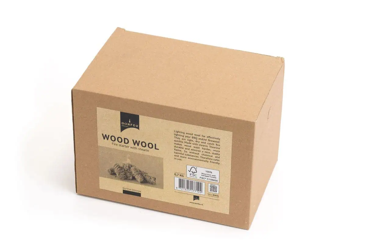 BonFeu BonFeu Woodwool 0,7kg +/- 60pc – Bild 1 | Art.-Nr. BW.01 BonFeu BonFeu Woodwool 0,7kg +/- 60pc – Produktbild 1 | Art.-Nr. BW.01