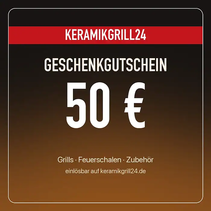 Geschenkgutschein KERAMIKGRILL24 über 50 €