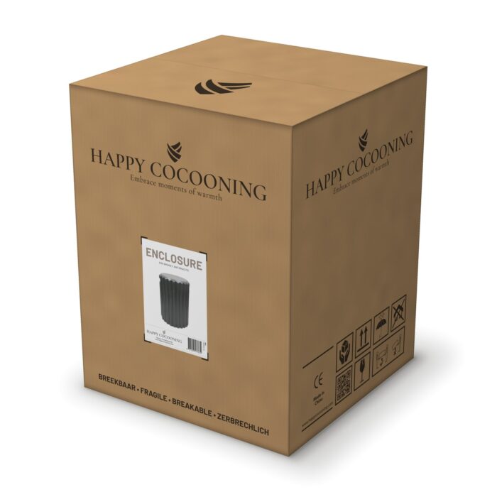 Happy Cocooning Enclosure Rib Gasflaschen-Verkleidung in Anthrazit, Ansicht 2