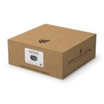 Happy Cocooning Estate Round 76 Gas-Feuertisch in Travertin dunkel, Ansicht 2