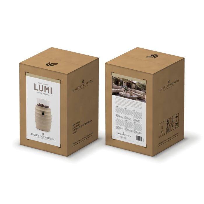Happy Cocooning Lumi Cocoon Original Tischfeuer, Ansicht 3