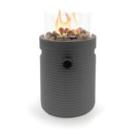 Happy Cocooning Lumi Groove Tischfeuer in Anthrazit, Ansicht 2