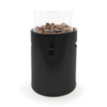 Happy Cocooning Lumi Steel Tischfeuer in Schwarz