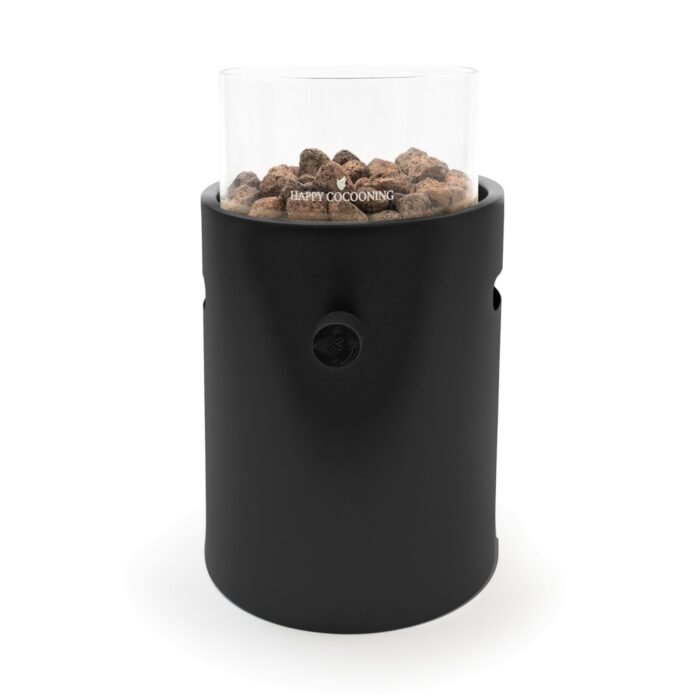 Happy Cocooning Lumi Steel Tischfeuer in Schwarz