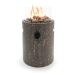 Happy Cocooning Lumi Stone Tischfeuer in Travertin dunkel, Ansicht 2