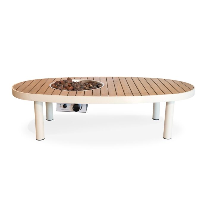 Happy Cocooning Riviera 140 Gas-Feuertisch in Beige