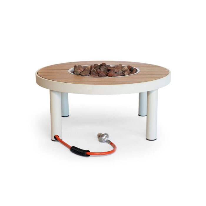 Happy Cocooning Riviera 80 Gas-Feuertisch in Beige, Ansicht 2