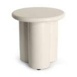 Happy Cocooning Side Table Rib Beistelltisch in Beige