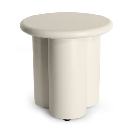 Happy Cocooning Side Table Rib Beistelltisch in Beige