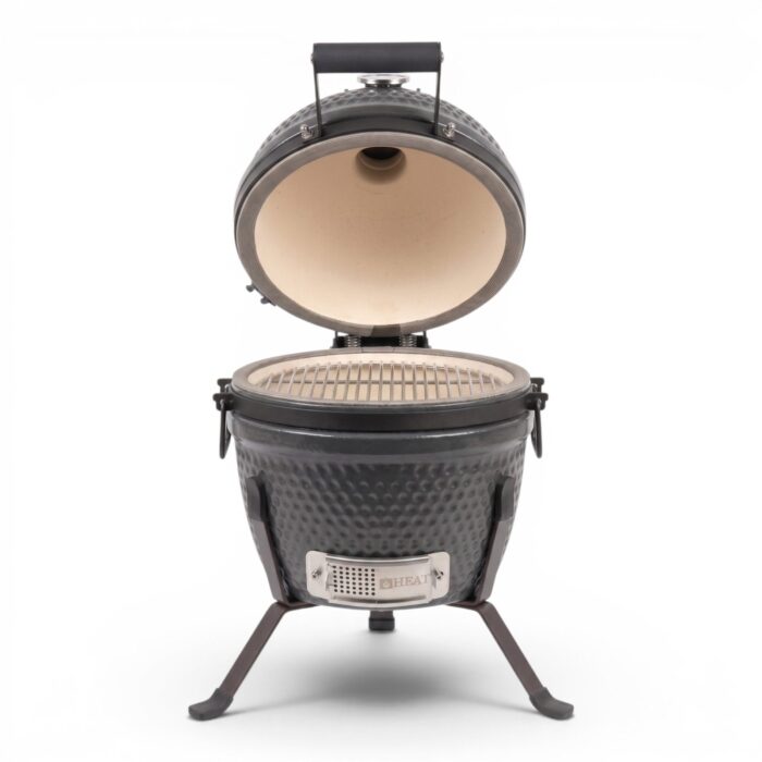 HEAT Fyregg 13 Kamado Keramikgrill in Schwarz, Ansicht 2