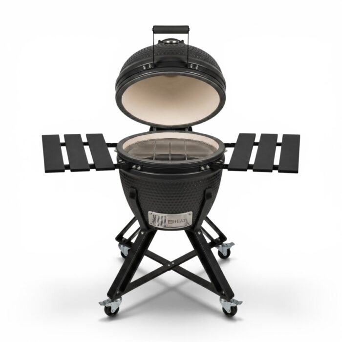 HEAT Fyregg 18 Kamado Keramikgrill in Schwarz, Ansicht 2