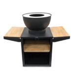 HEAT Kjok Outdoor-Küche mit Feuerschale in Schwarz