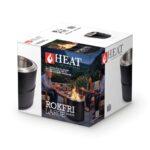HEAT Rokfri Large rauchfreie Feuerstelle in Schwarz, Ansicht 4