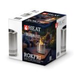 HEAT Rokfri Medium rauchfreie Feuerstelle in Edelstahl, Ansicht 2