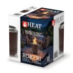 HEAT Rokfri Small rauchfreie Feuerstelle in Dunkelbraun, Ansicht 3