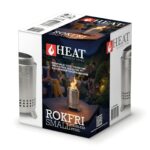 HEAT Rokfri Small rauchfreie Feuerstelle in Edelstahl, Ansicht 3