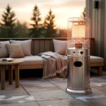 HEAT Salong Lounge Terrassenheizer in Edelstahl, Ansicht 3