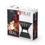 HEAT Skal Feuerkorb quadratisch, Ansicht 2