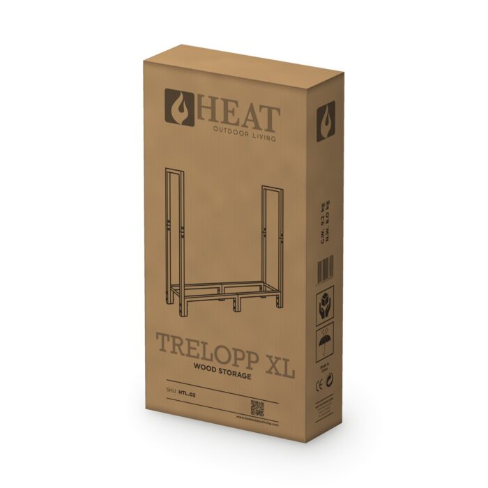 HEAT Trelopp XL Kaminholzregal, Ansicht 3