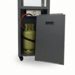 HEAT Utevarme Terrassenheizer in Anthrazit, Ansicht 3