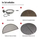 Inhalt: Kamado Bono Profi-Set Media Ø 52 cm mit Rotisserie