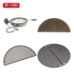Kamado Bono Profi-Set Media Ø 52 cm mit Rotisserie