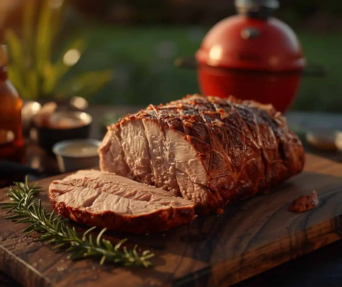 Krustenbraten vom Keramikgrill – Schweinebraten mit krachender Kruste — Rezept vom Keramikgrill